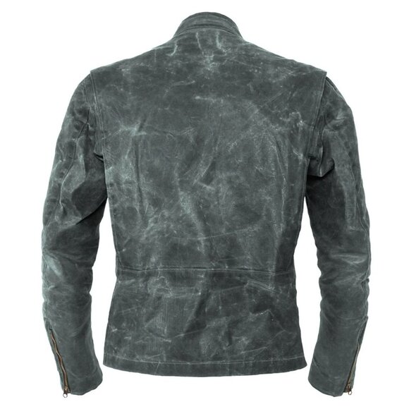Johnson Motors dry wax heavy canvas cafe racer jacket. VERY RARE. NWT - Picture 7 of 10